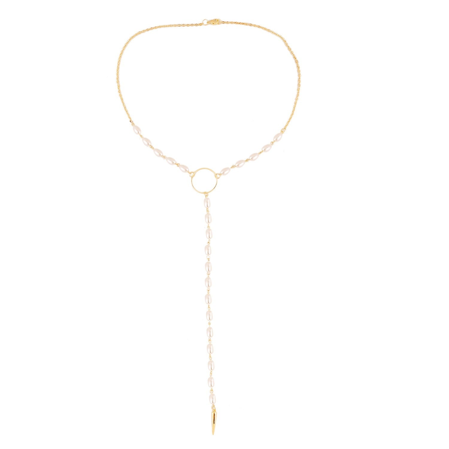 Multilayer Necklace Brooch Coin Natural Pearl Necklace
