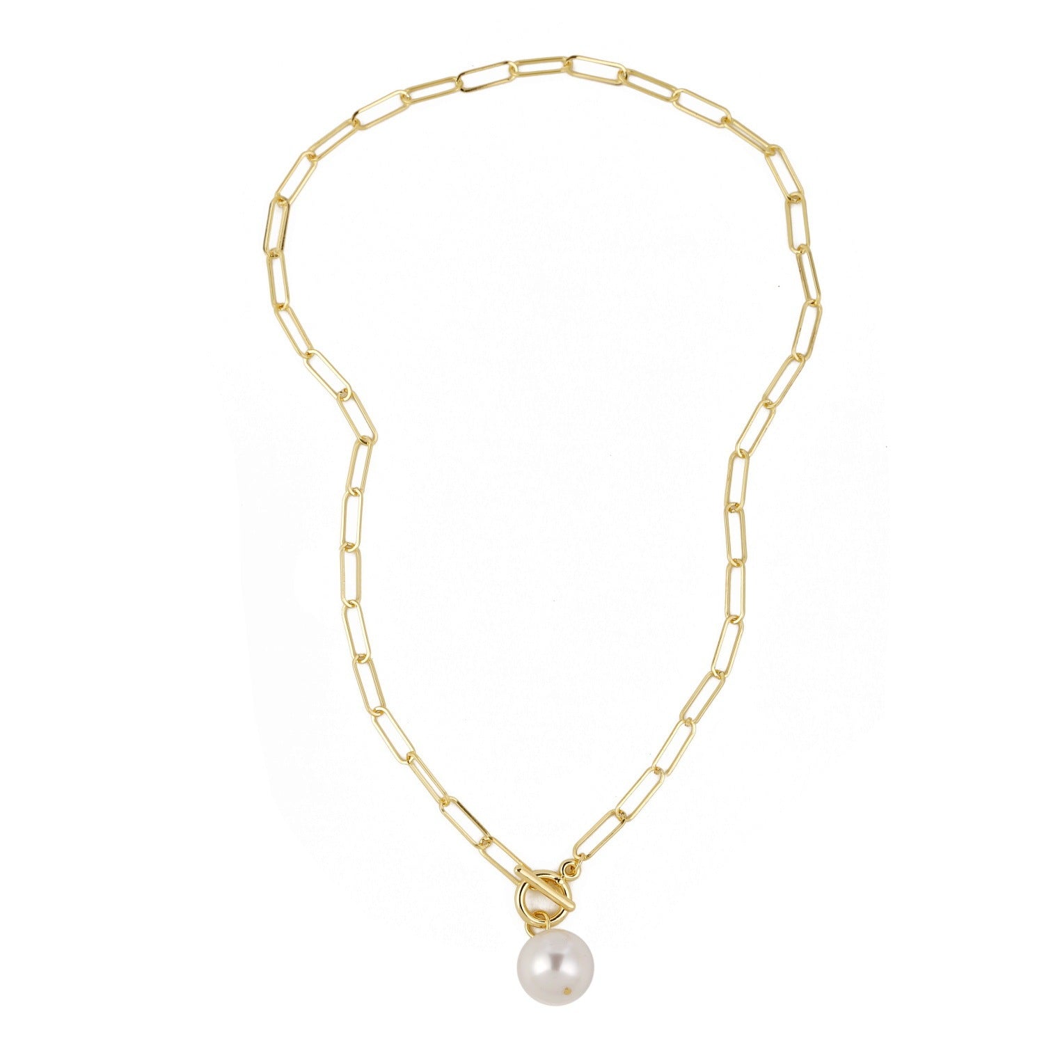 Multilayer Necklace Brooch Coin Natural Pearl Necklace
