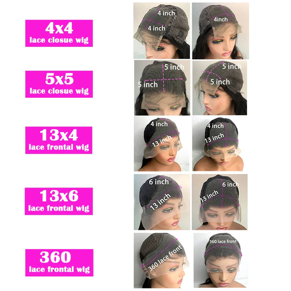 Body Wave Lace Front Human Hair Wigs